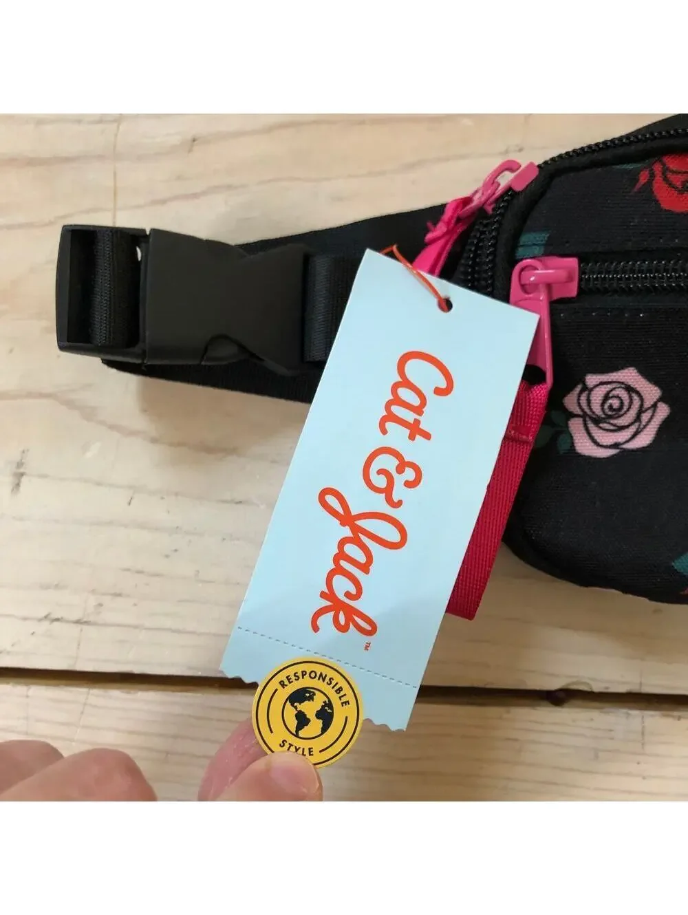 Cat & Jack NWT Girls' Crossbody Bag Floral Rose Print